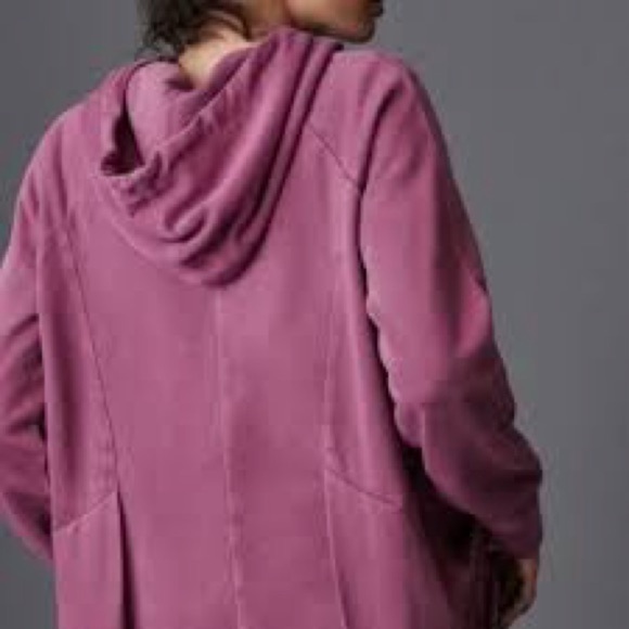 Anthropologie - Pilcro And The Letter Press Flynn Rose Pink Lightweight Hoodie M - Picture 2 of 15